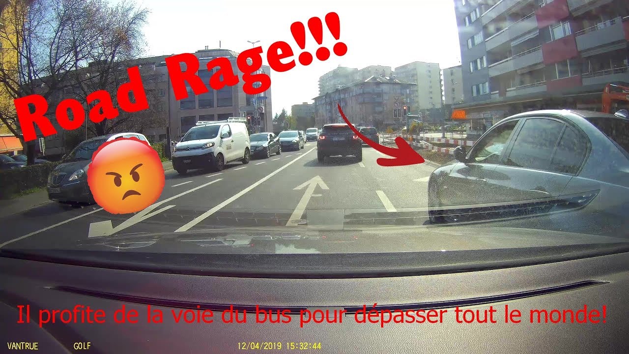 Road Rage avec BMW S&eacute;rie 3!!! | Dashcam Gen&egrave;ve