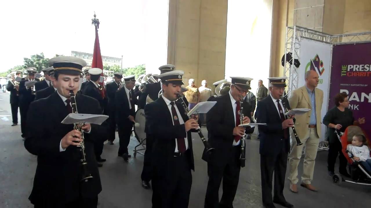 LA VALLETTE Band Club President's charity fun run Malta