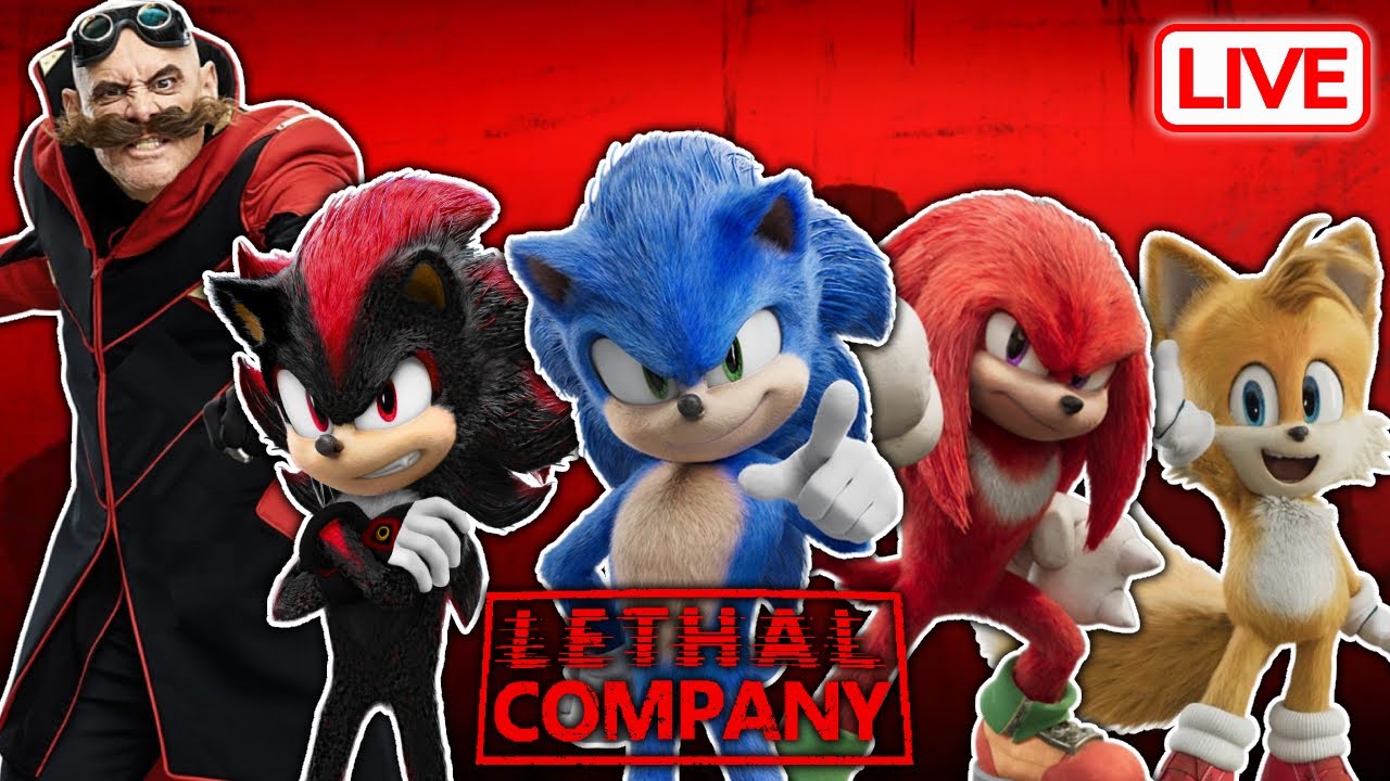 Team Movie Sonic Plays Lethal Company!! (Ft. Movie Eggman and Movie Shadow)