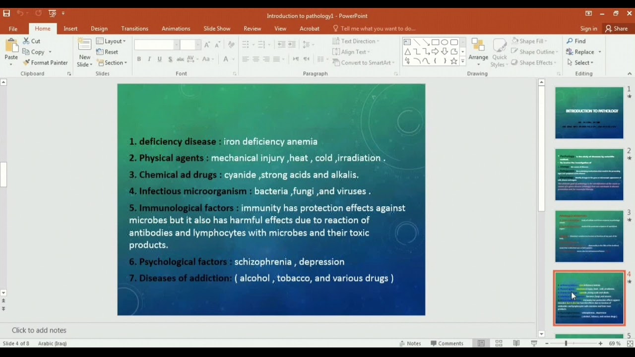 Pathology, Lec1 , 3rd stage/ Dr.Nawfal Al-kateb , Dentistry Al-Farabi