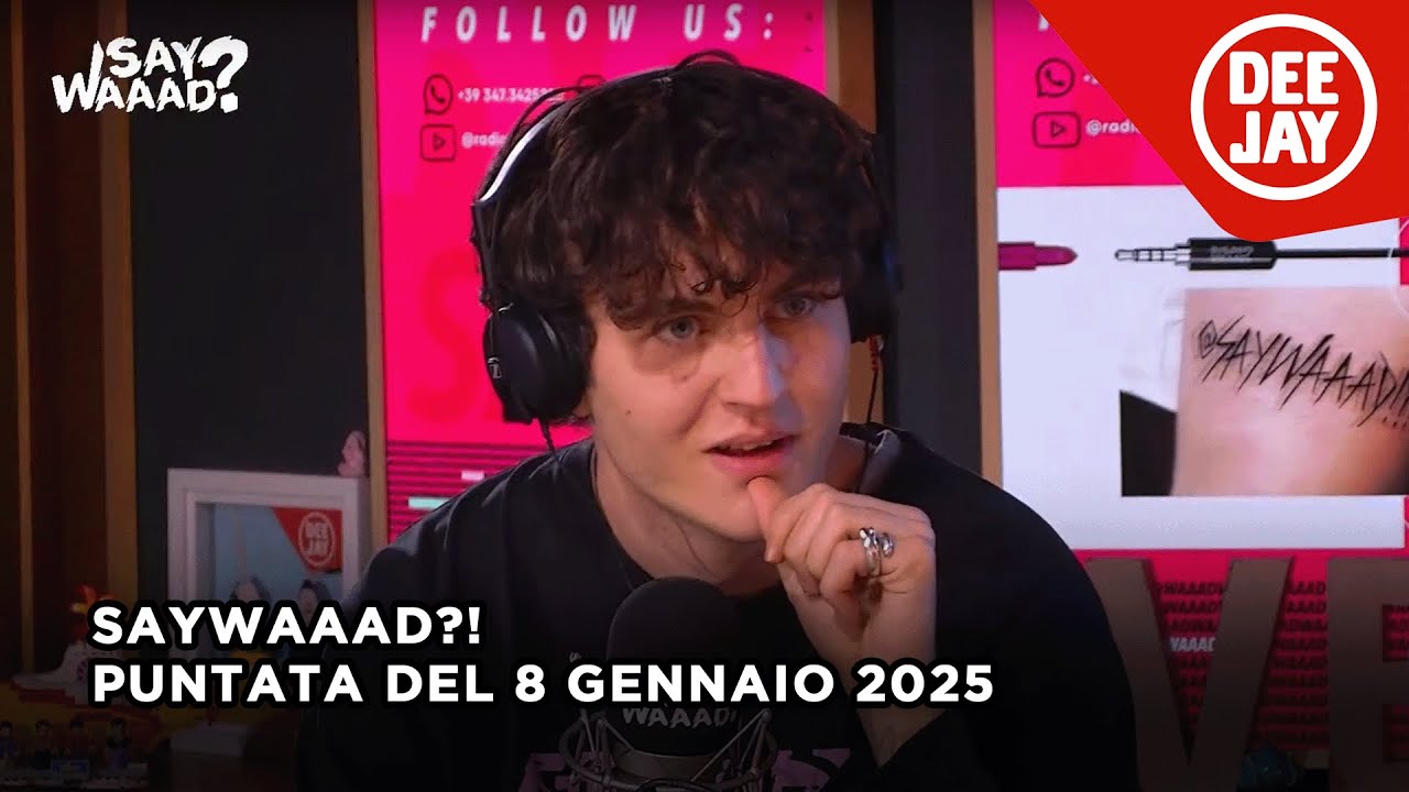 Psicologi ospiti a #SayWaaad – Puntata del 8 gennaio 2025