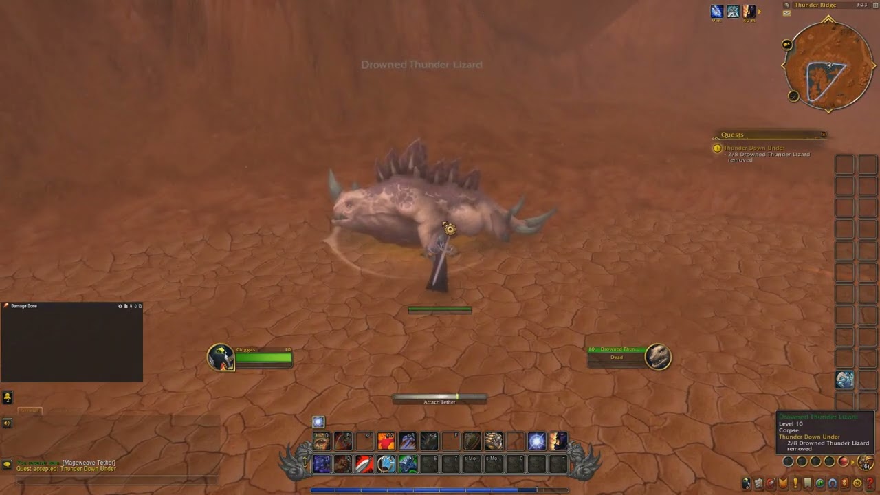 Thunder Down Under - Wow Quest