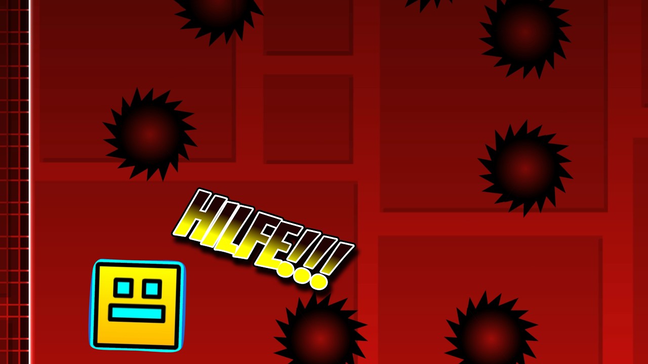 Es REGNET SÄGEN in Geometry Dash!!