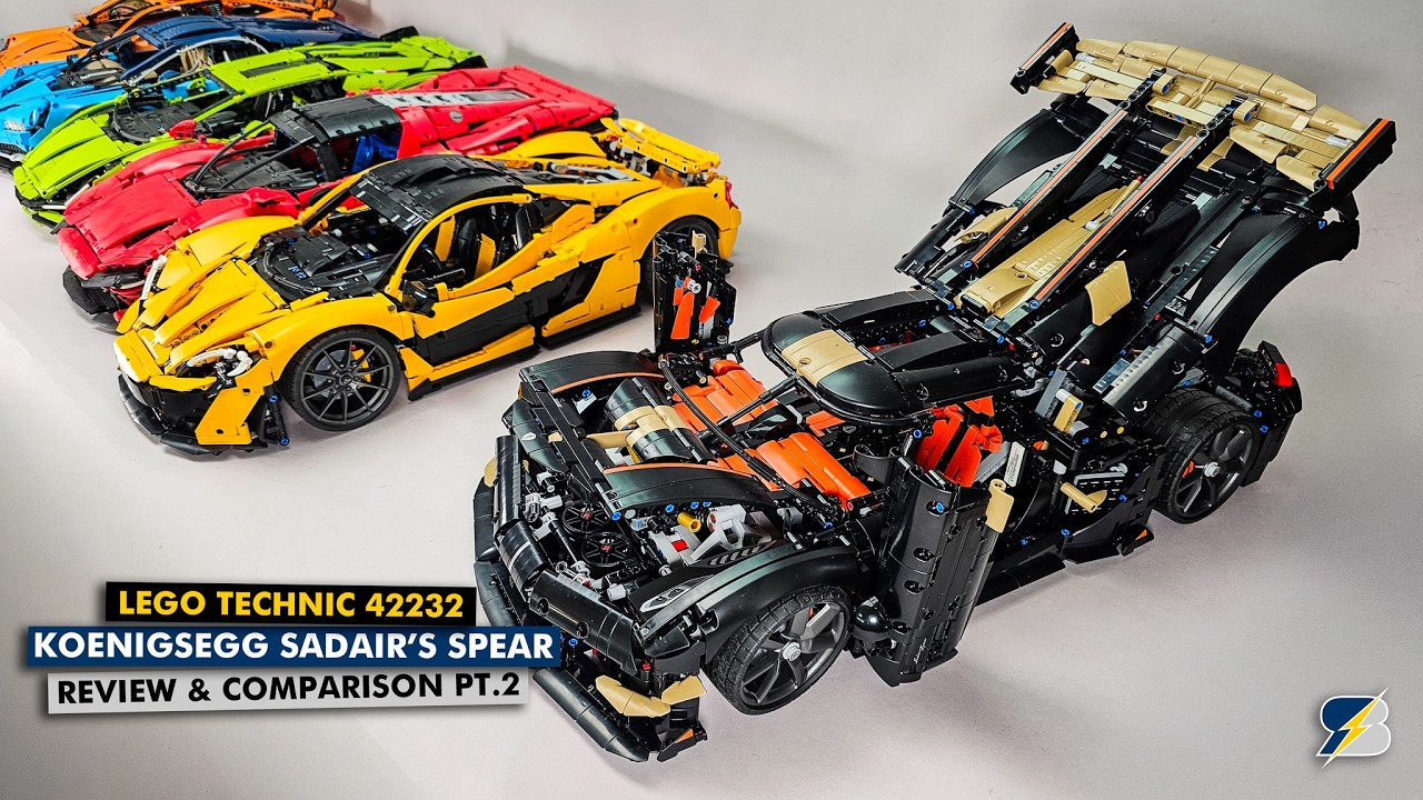 Обзор LEGO Technic 42232 Koenigsegg Jesko Absolut &mdash; функции, внешний вид и вердикт (Часть 2)