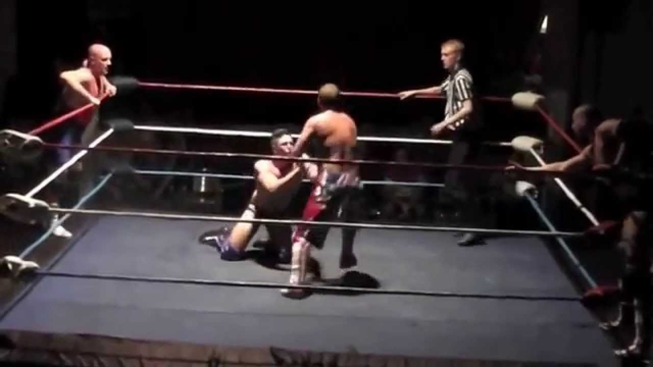 Dean Allmark & James Mason vs The Bravado Brothers from Rhyl Town Hall 29th July 2014 ASW UK