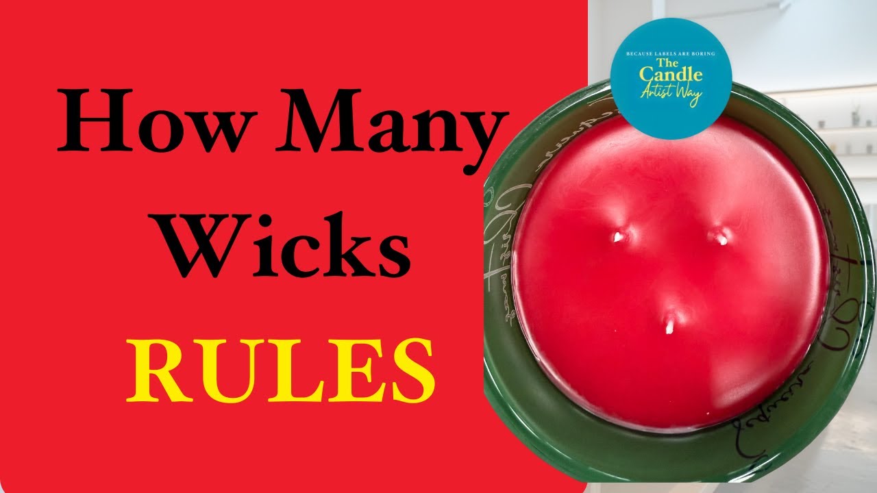 How Many Wicks Should Your Candle Have ?  Candle Wick Spacing Made Easy