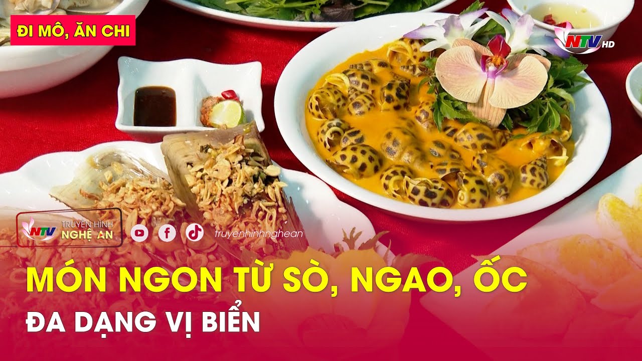 Đi mô, ăn chi: Món ngon từ Sò, Ngao, Ốc - Đa dạng vị biển