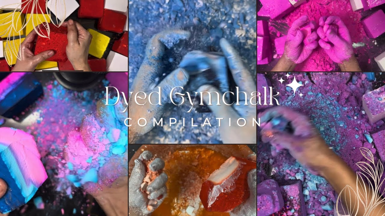 Dyed Gymchalk Crush Compilation Part 1 @ColourChalk 