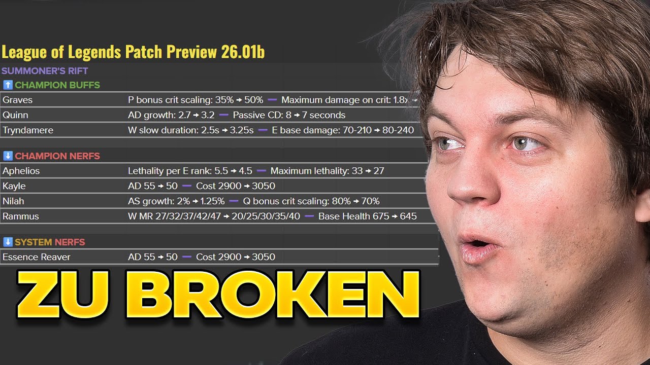 Riot Hotfix nerfs broken aphelios!