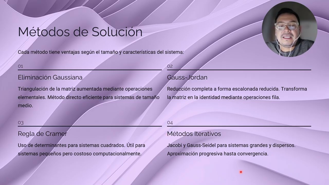 Sistemas de Ecuaciones Lineales en la Ingenieria de Sistemas