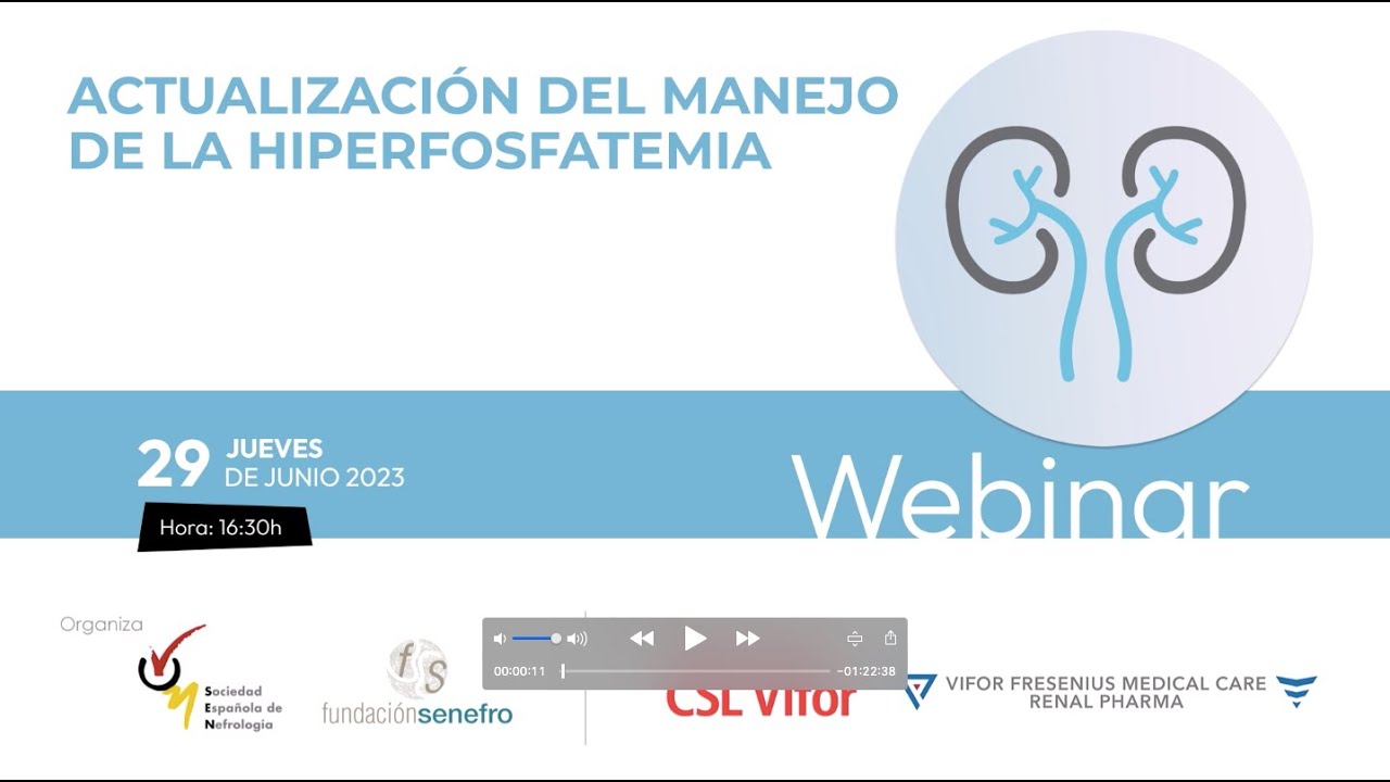 Webinar S.E.N. | Actualización en el manejo de la hiperfosfatemia