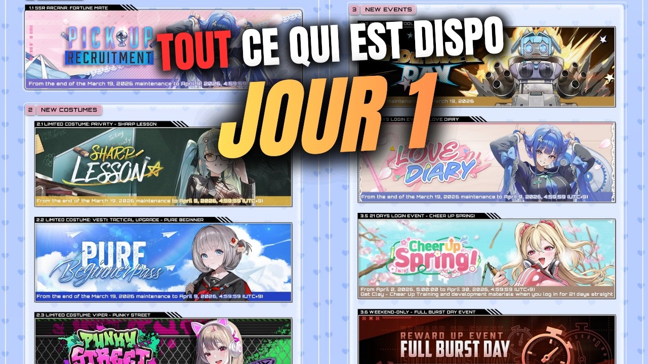 TOUT LE CONTENU DU PATCH 2X2 LOVE ! | Goddess of Victory: NIKKE FR