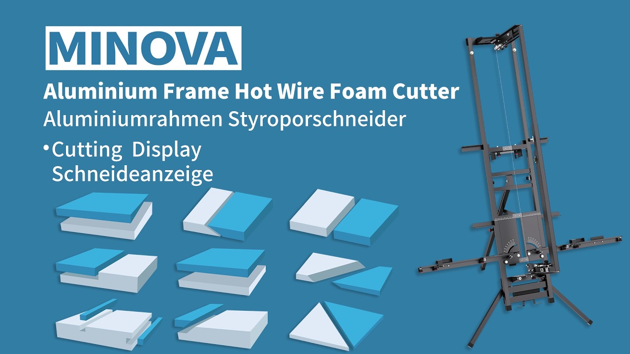 MINOVA Aluminium Frame Hot Wire Foam Cutter #tools #foam #foamcutter