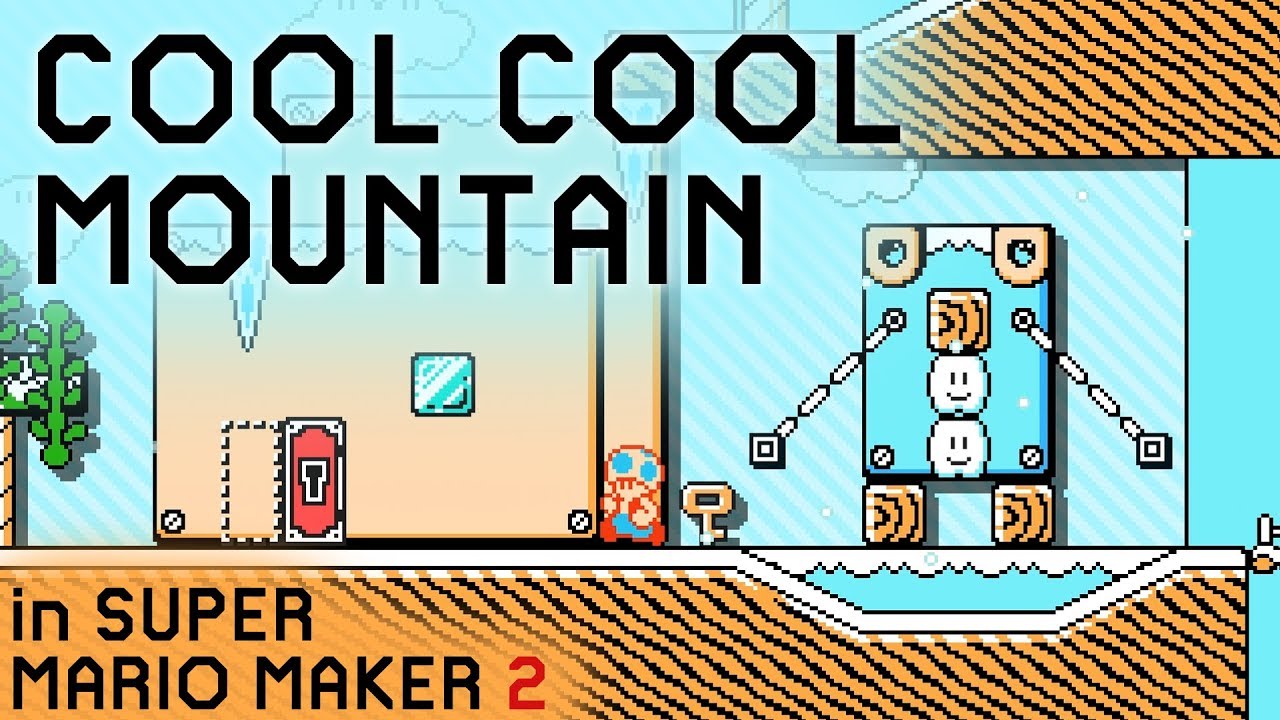 Cool, Cool Mountain in Mario Maker 2