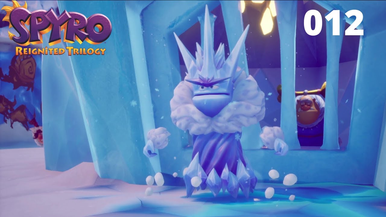 Spyro Ripto's Rage Walkthrough Deutsch Part #12, Kristallgletscher 100 % mit Trophäe