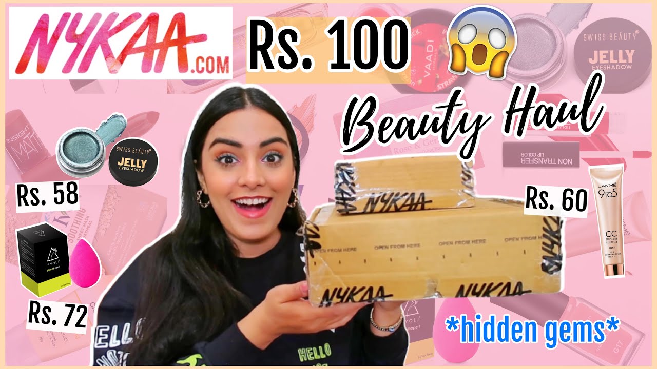 *HUGE* Rs. 100 Nykaa Haul | Extremely Affordable *Hidden Gems* 💎