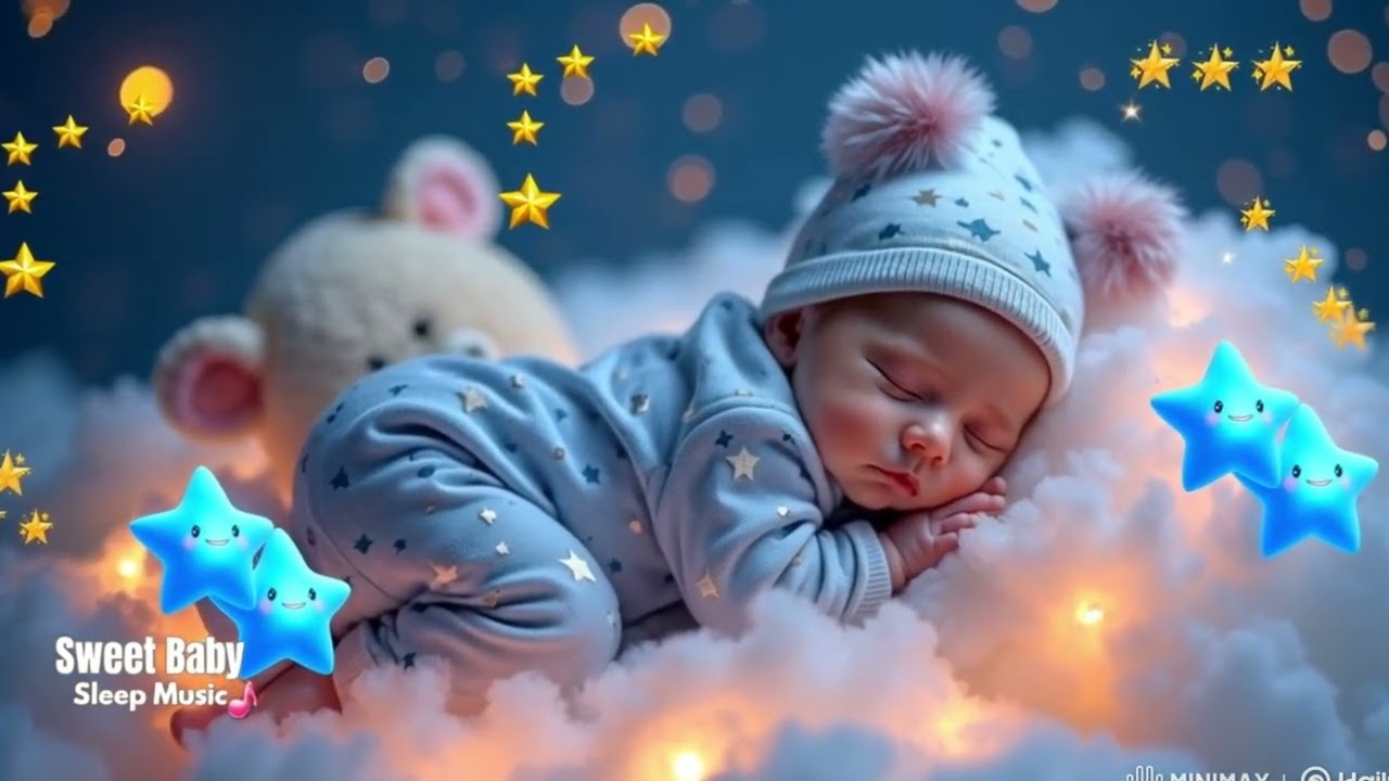 Baby Sleep Music 🎶 Calm Baby Instantly 🌙 Deep Sleep Starts in 3 Minutes 💖 Mozart & Brahms Lullabi