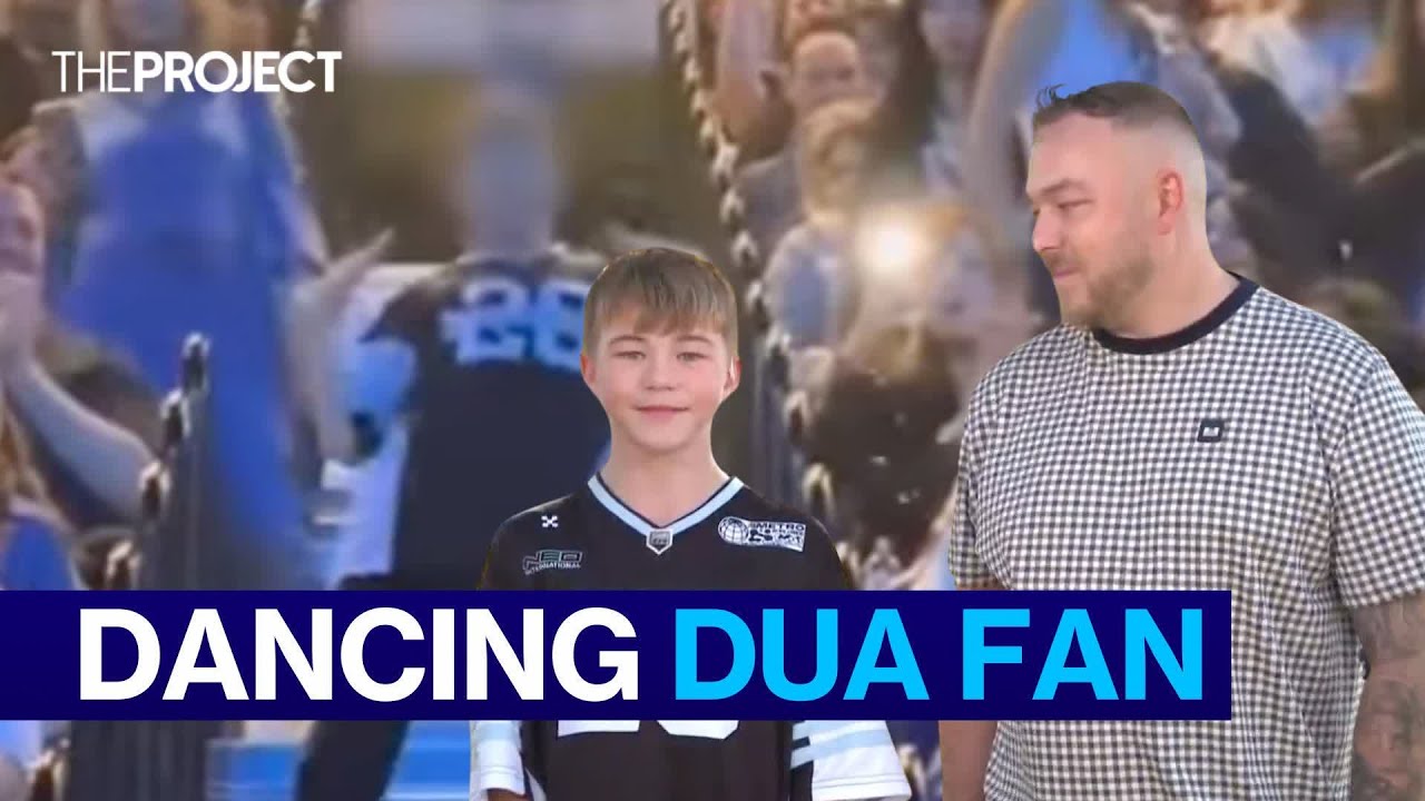 Aussie Kid Dancing To Dua Lipa Lights Up Arena