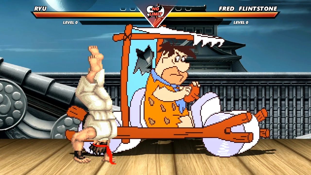 RYU vs FRED FLINSTONE - Highest Level Awesome Fight!