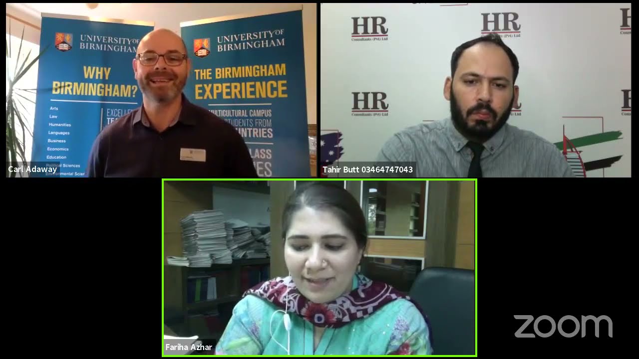 University of Birmingham | HR Live Information Session | HR UK | HR INTERNATIONAL | 03464747000 |