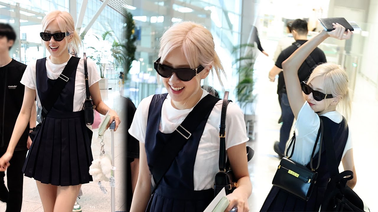 BLACKPINK 블랙핑크 로제 (ROSÉ) 출국 Departure | 인천공항 • 230810
