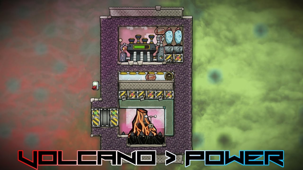 Oxygen Not Included - Turn The Volcano Into a Battery!