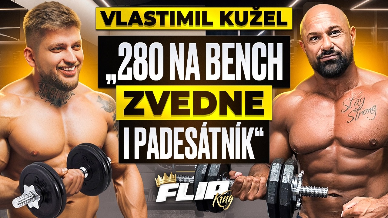 Vlasta Kužel: „Ve fitku mám 280 kg, ale to nějak nepočítám. Počítá se to, co je na závodech.“