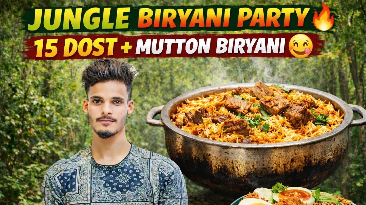 Jungle Me Mutton Biryani Party