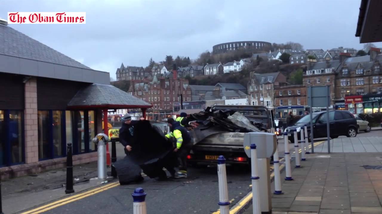 January 2015 storm aftermath in Oban