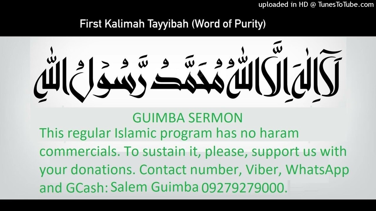 Tagalog Friday Sermon, PITONG PAGHAHANDA SA RAMADAN, by Salem Guimba, Masjid Al Akhdar, Camarine, No