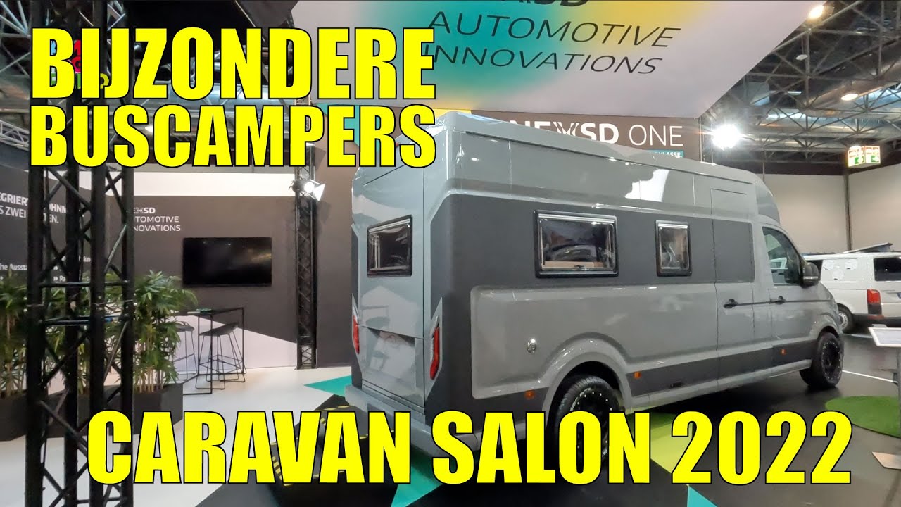 DEZE BIJZONDERE BUSCAMPERS ZIJN HET BEKIJKEN WAARD - Caravan Salon Düsseldorf 2022 - Campingtrend