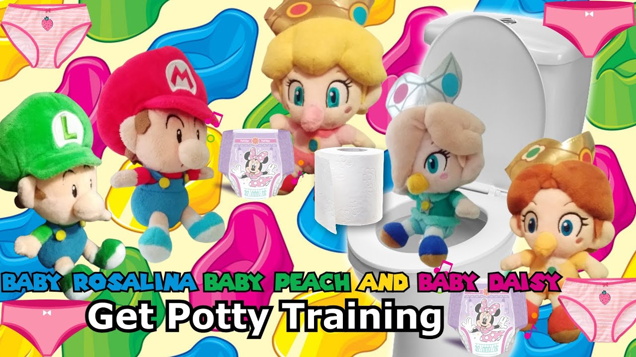 SMEW: Baby Rosalina Baby Peach and Baby Daisy get Potty Training
