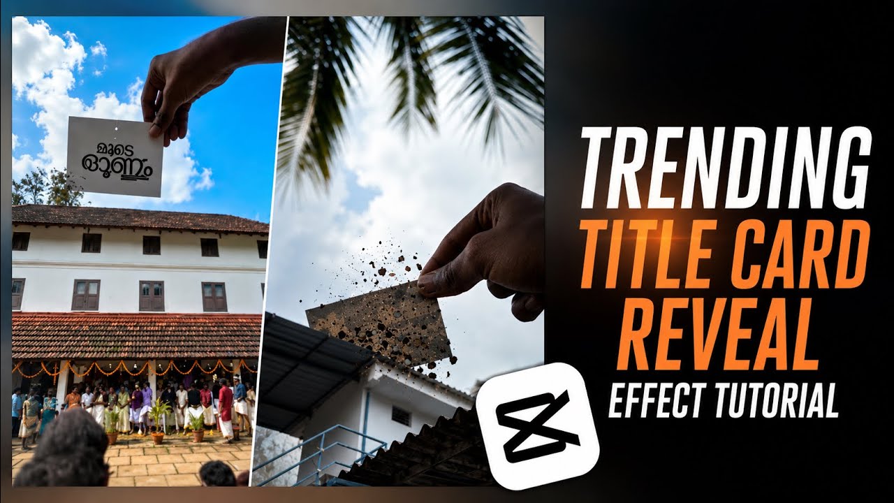 How to make trending instagram onam edit titile card effect | onam edit | nihalikka edit | 