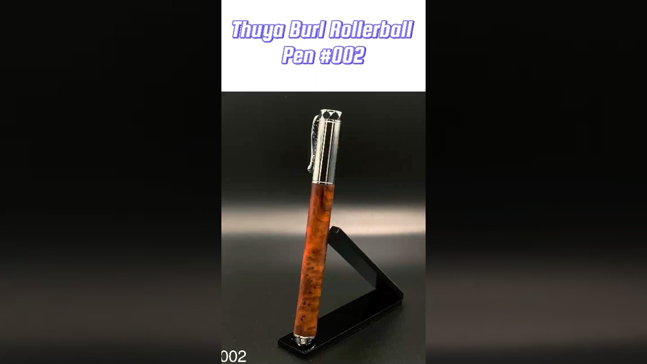 Thuya Burl Rollerball Pen