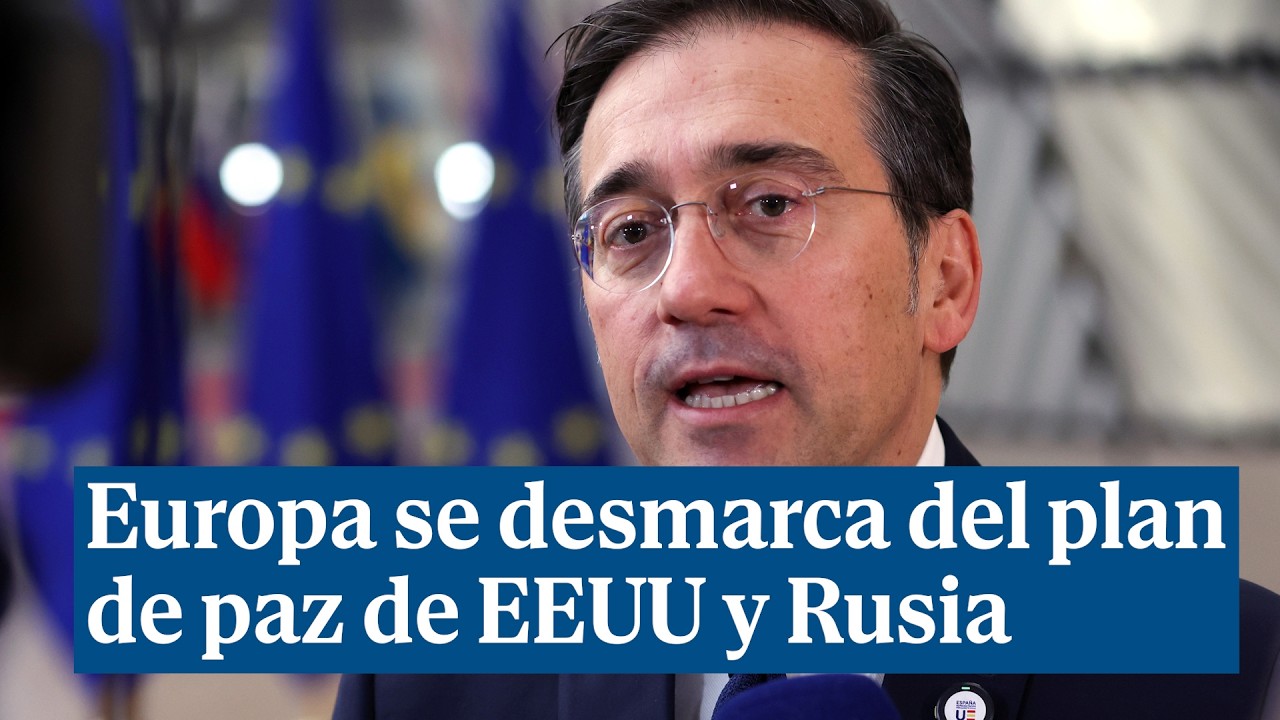 Europa se desmarca del plan de paz de EEUU y Rusia: 