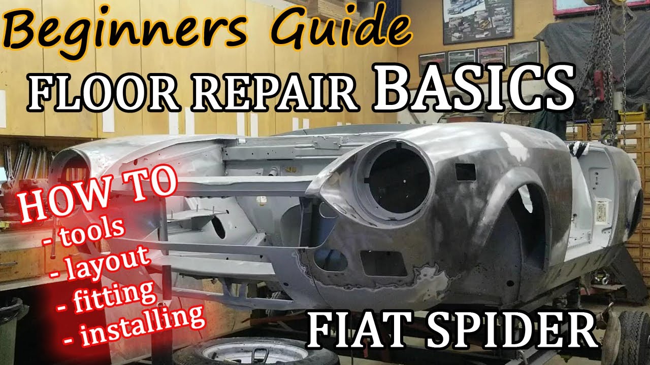 SURVIVOR 1980 FIAT Spider - FLOOR Rust REPAIRS