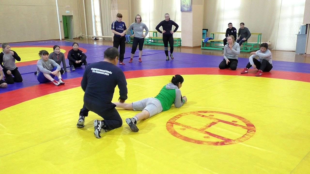 Wrestling.  Приём в партере -  КРЕСТ. Отработка приёма. Сборы 2016.