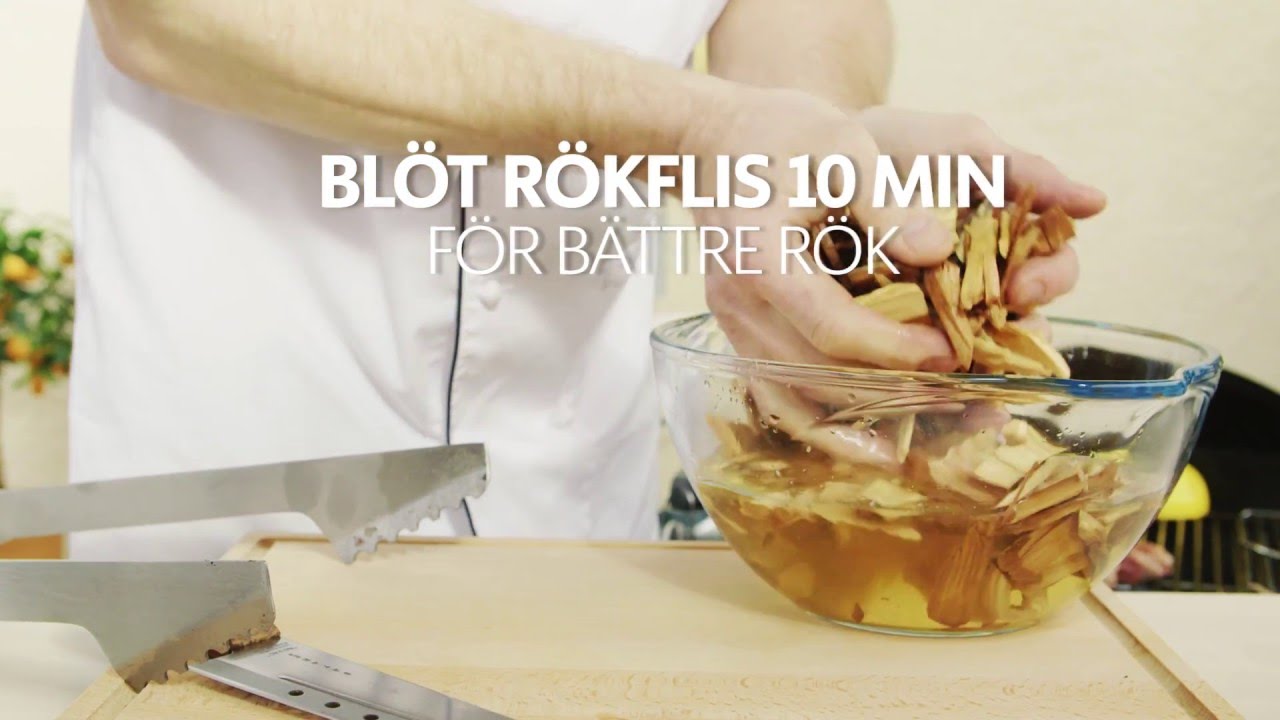 Röka mat på grillen