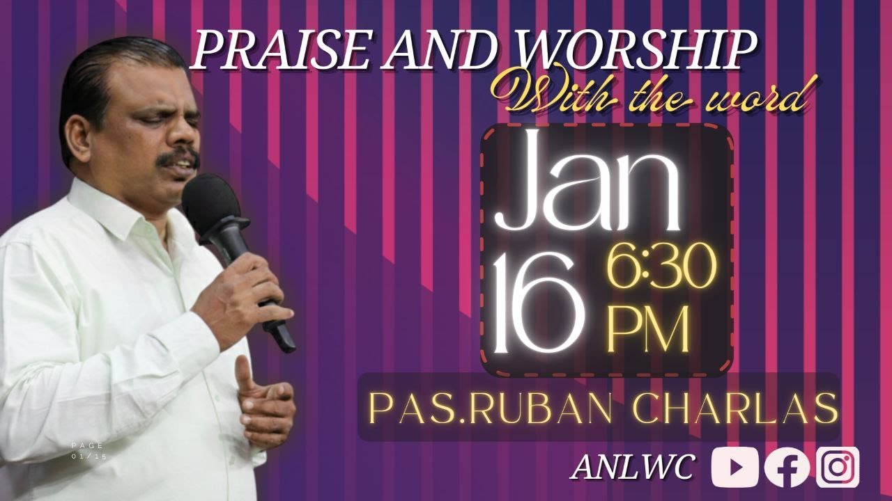 LIVE | Friday Evening Service I Pas. Ruban Charlas | 16 JAN 2026 