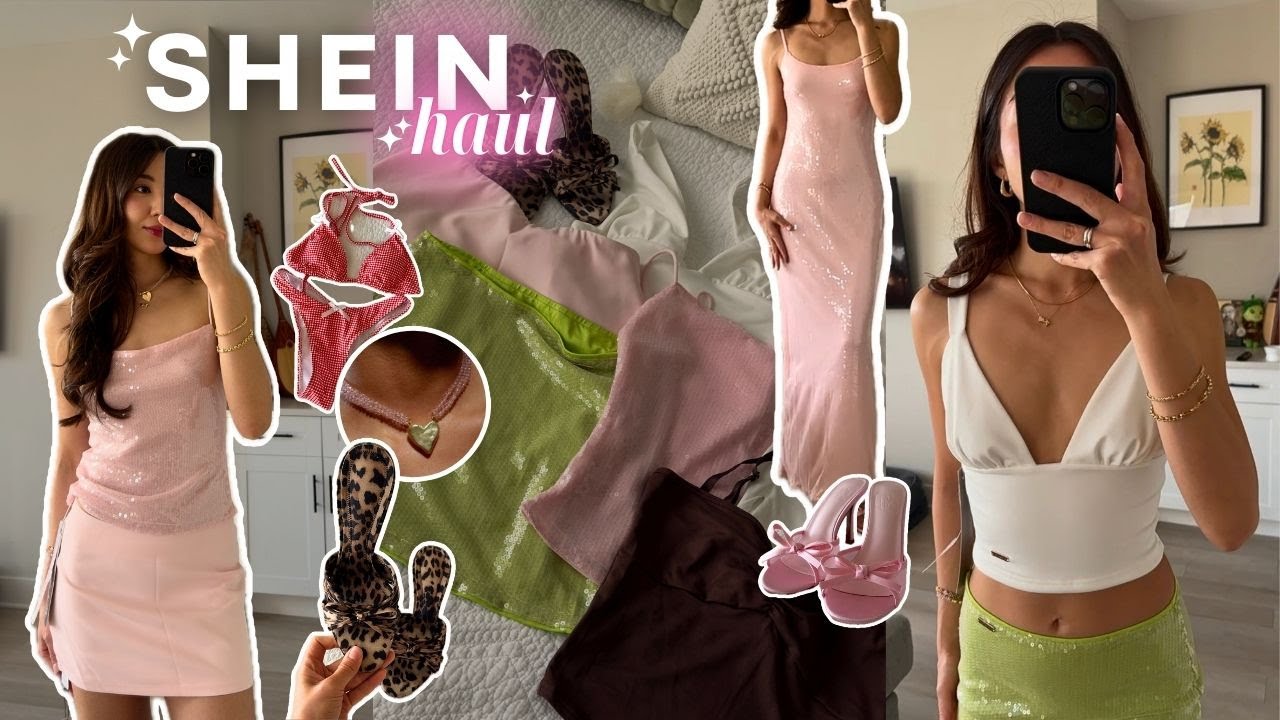 SHEIN HAUL: БОЛЬШАЯ РАСПАКОВКА С ПРИМЕРКОЙ | модные и бюджетные покупки