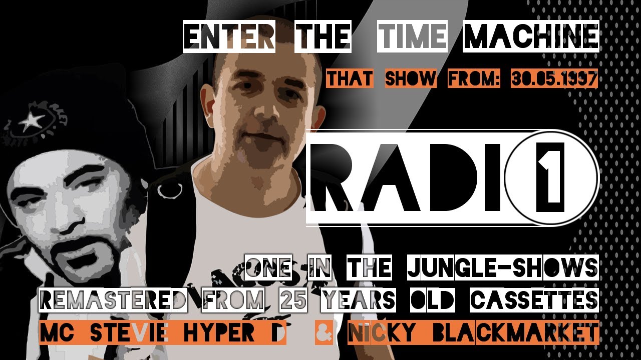 RADIO ONE - ONE IN THE JUNGLE #43 [ STEVIE HYPER D. & NICKY BLACKMARKET - 30//05//1997 ] jungle show