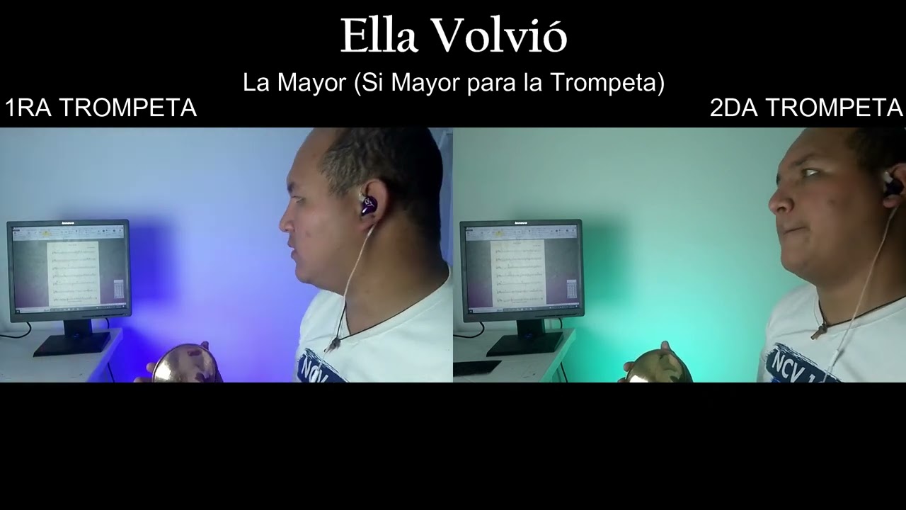 Como Tocar Ella Volvio - Jose Alfredo Jimenez (Trompeta 1 y 2) TONO ORIGINAL