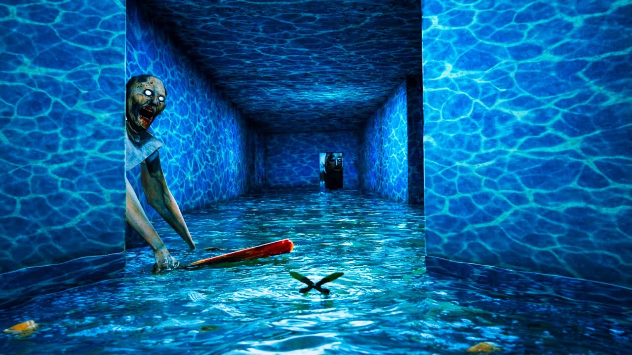 Granny Game Horror Escape Gameplay | Granny Underwater Mod #granny 
