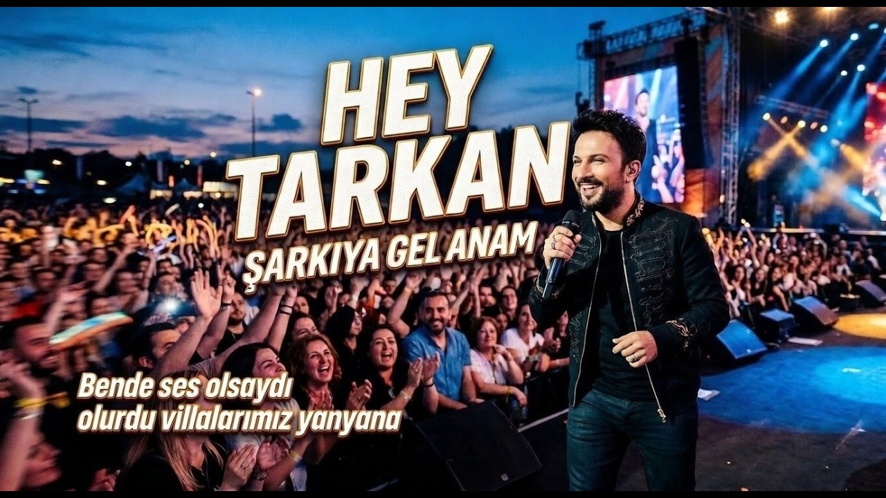 Hey Tarkan Şarkıya Gel Anam 🎤1992'den bu güne Tarkan'ın kalbimize bıraktığı izler-2026 - Salih Evcil