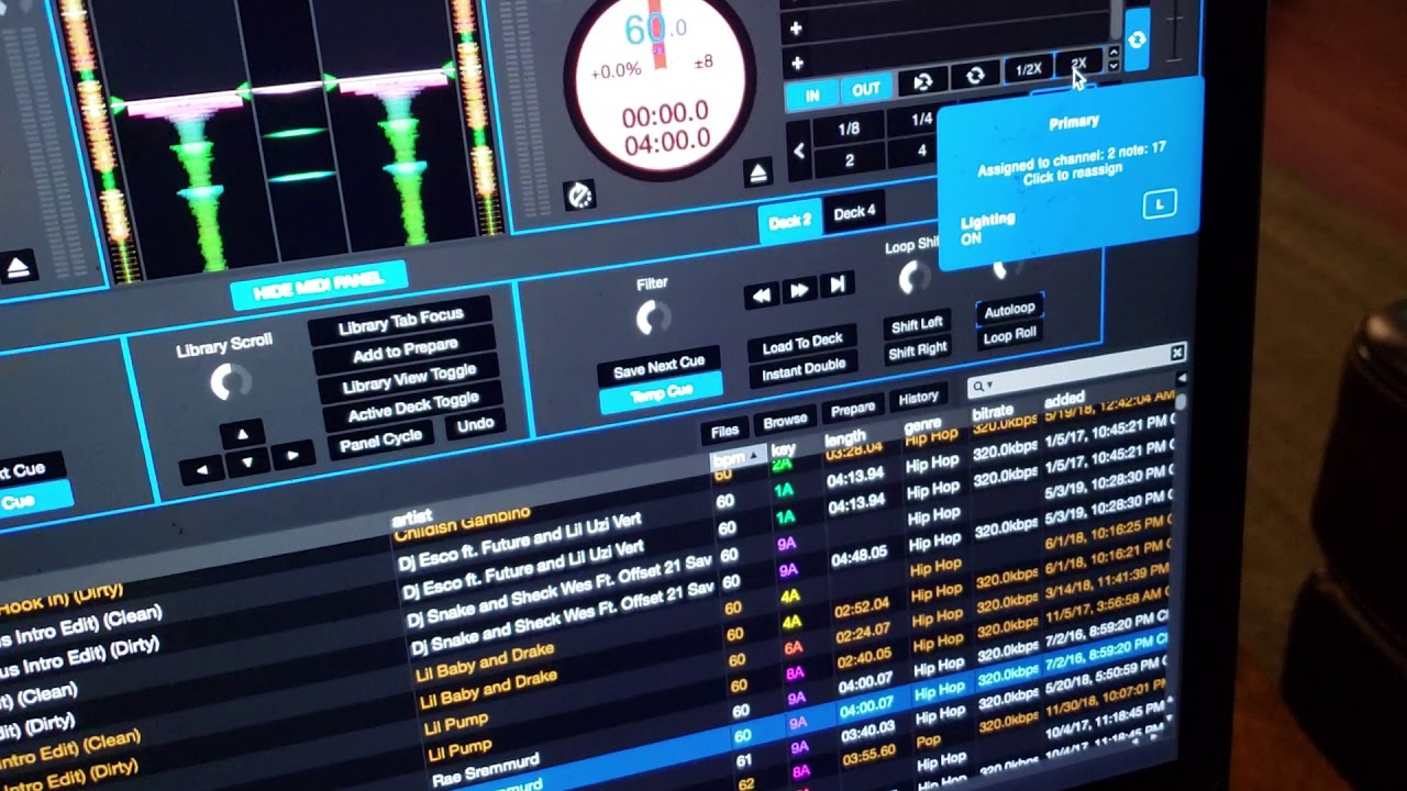 How to midi map auto loop controls on the Pioneer DDJ-1000SRT