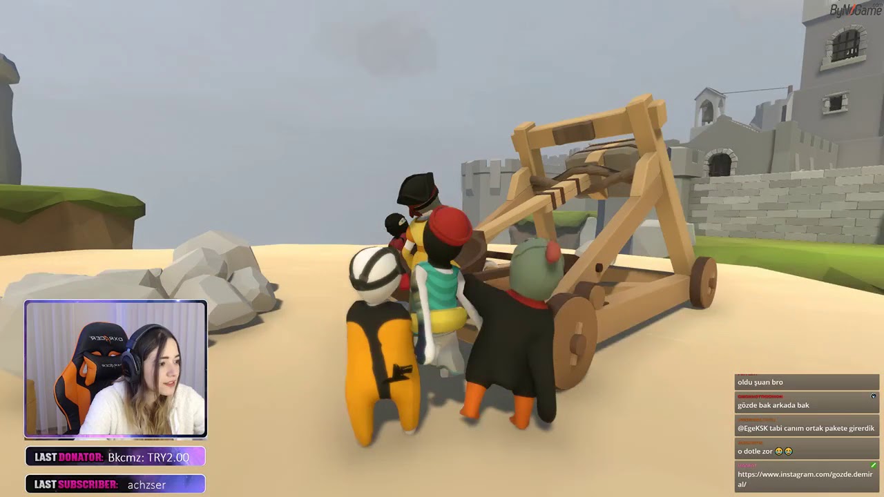 miafitz Human: Fall Flat Oynuyor