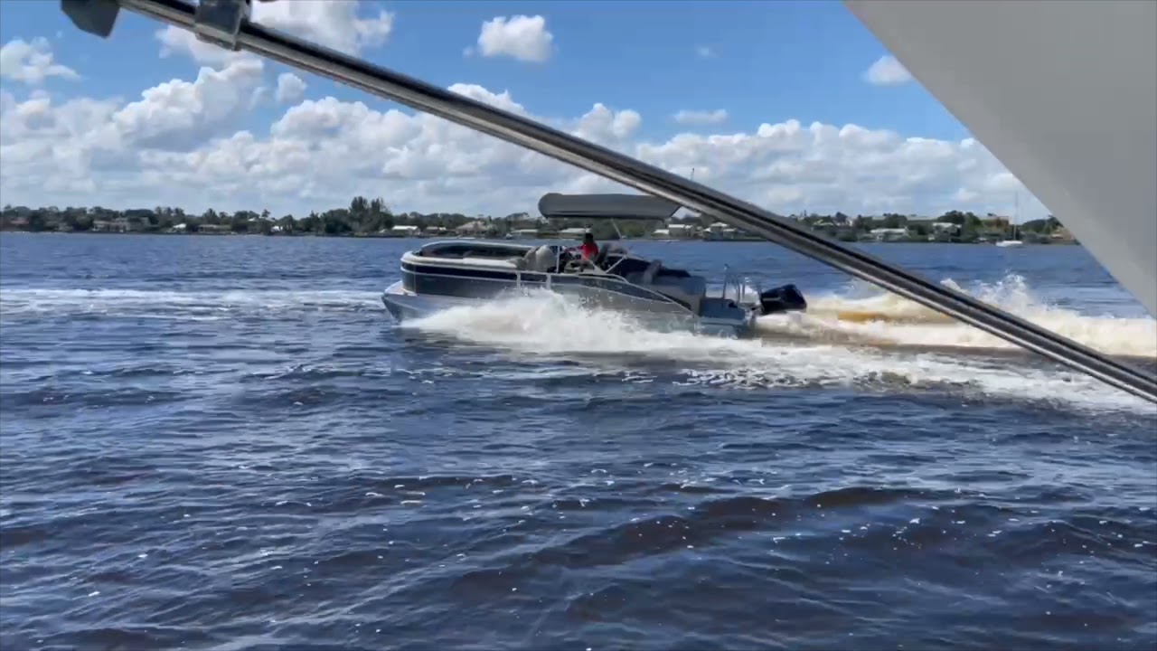 So pontoons can't handle rough water? We beg to differ!