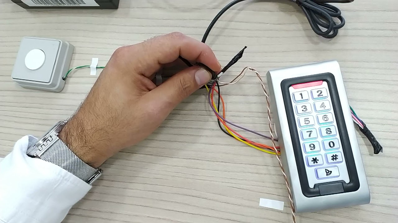 M111 Q110 Şifreli Kart Okuyucu Bağlantı Şeması