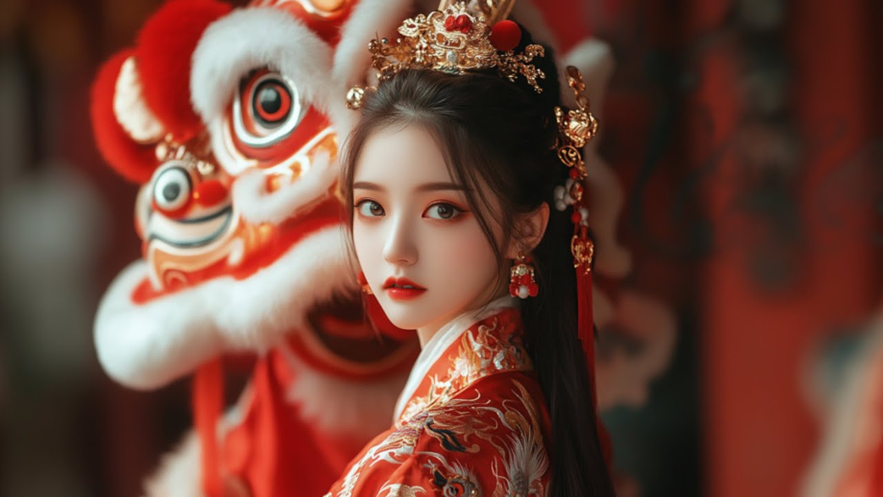【獅舞紅妝】古代仙境冥想音樂｜Ancient Chinese Fantasy | Meditation Music #XianxiaMusic  #仙俠音樂 #國風音樂 #古箏音樂 #東方音樂