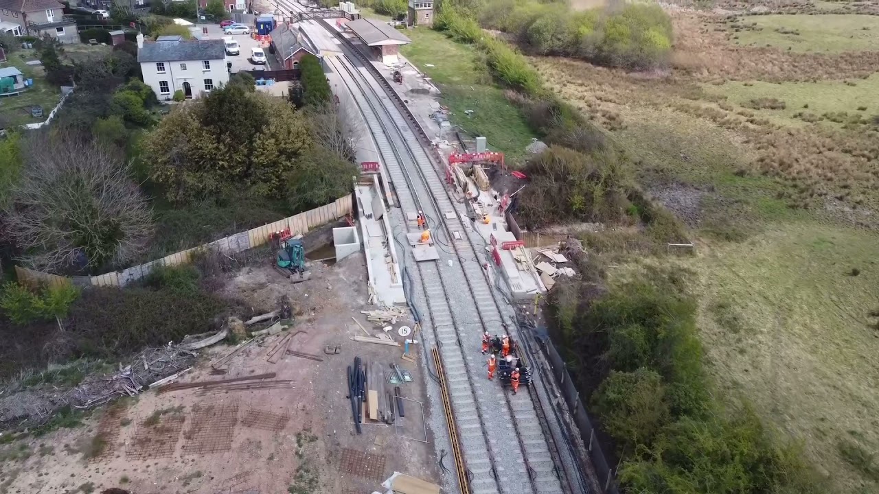 Island Line track upgrade works at all stations (May 2021)